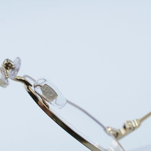 NEW DOLCE&GABBANA DG1349 1311 GOLD/MATTE BLACK EYEGLASSES - Picture 3 of 10